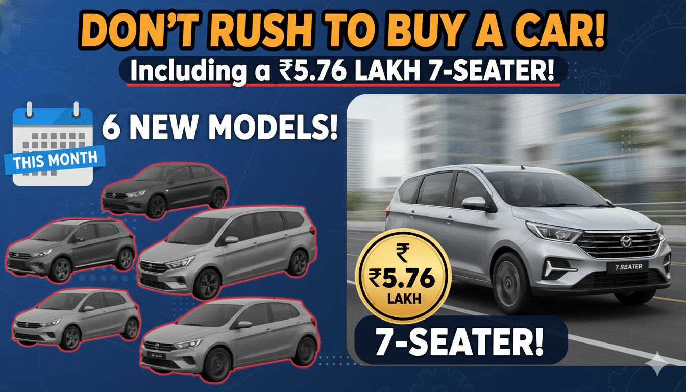 फरवरी 2026 में लॉन्च होने वाली नई कार मॉडल्स की इमेज, जिसमें 7-सीटर MPV और SUV शामिल
