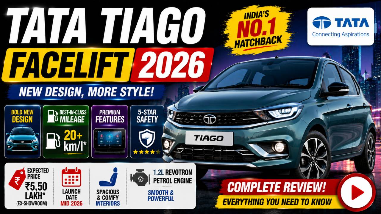 Tata Tiago Facelift 2026