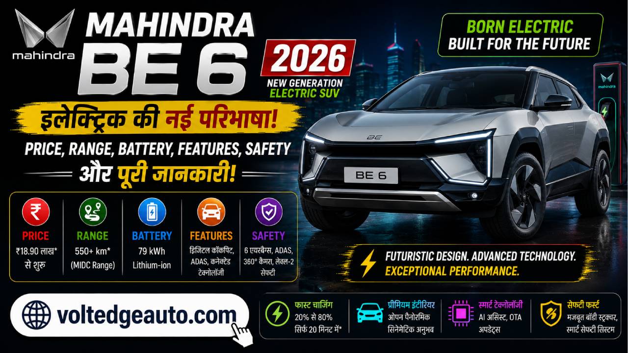 Mahindra BE 6 Price Range Features