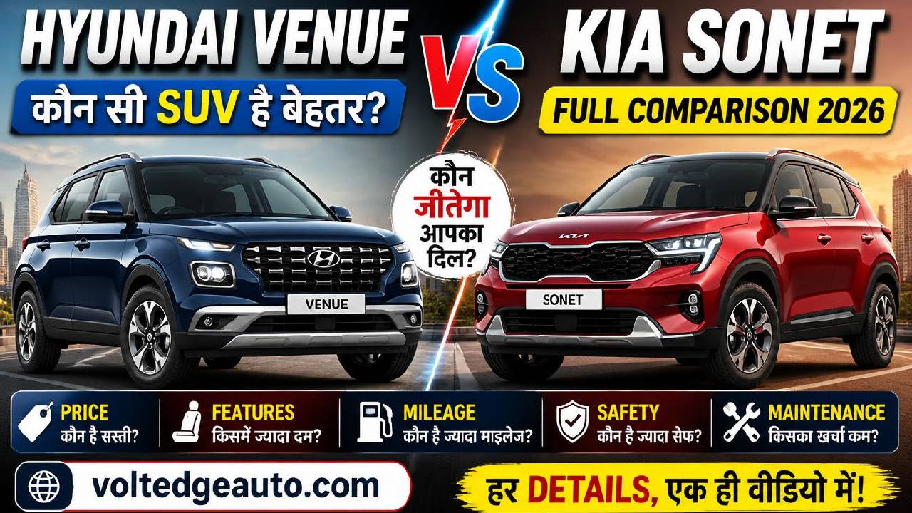 Hyundai Venue vs Kia Sonet