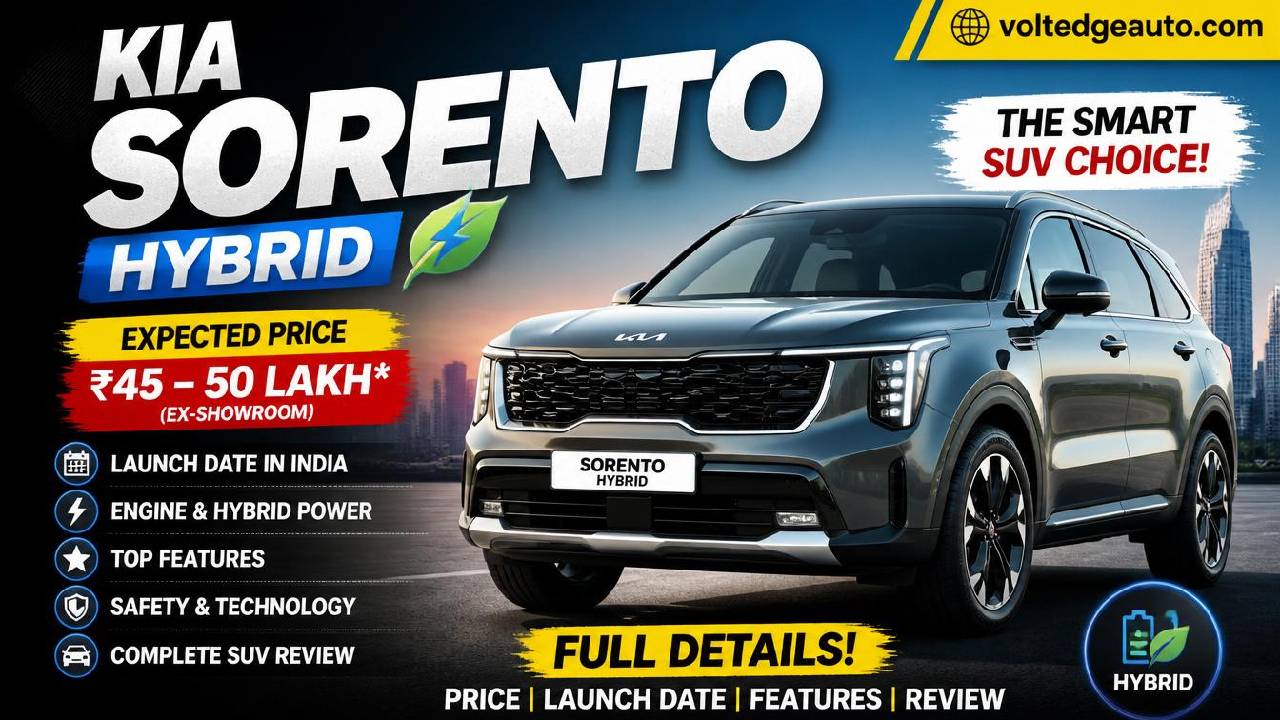Kia Sorento Hybrid Expected Launch In India